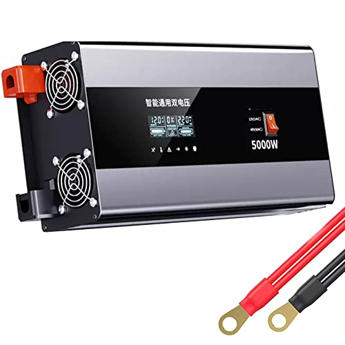 Power -Wechselrichter 5000W, 6000W, 8000W, 10000W, 12000W Peak DC 12v24v, 48v60 V bis AC 230 V Converter Universal Sockets mit intelligentem Digital Display -Bildschirm für Auto Caravan,5000W-48V60V Power -Wechselrichter 5000W, 6000W, 8000W, 10000W, 12000W Peak DC 12v24v, 48v60 V bis AC 230 V Converter Universal Sockets mit intelligentem Digital Display -Bildschirm für Auto Caravan,5000W-48V60V von Oiyekntd