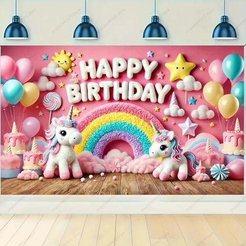 Alles Gute zum Geburtstag Hintergrund Vinyl Fotografie Hintergrund Geburtstag Party Dekoration Banner Schlafzimmer Dekoration Poster 210X150cm von OkGoooDYY