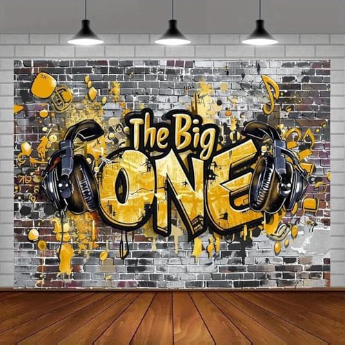 Lebhafter Retro-Hip-Hop-Fotohintergrund mit Kopfhörer- und Notendesign – strapazierfähiges Polyester, kein Strom erforderlich350x230cm Lebhafter Retro-Hip-Hop-Fotohintergrund mit Kopfhörer- und Notendesign – strapazierfähiges Polyester, kein Strom erforderlich350x230cm von OkGoooDYY