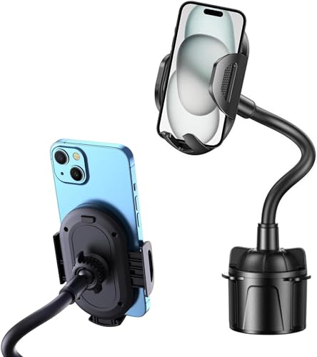 Handy Halterung Auto Getränkehalter Für Oppo A96 A36 A76 A1 Pro A58x 4G 5G X5 K10 F21 F21s Find N2 Flip Pro Lite Verstellbar Halter Smartphone Halterung Cup Mount für KFZ Dosenhalter Becherhalter von Okaymobile