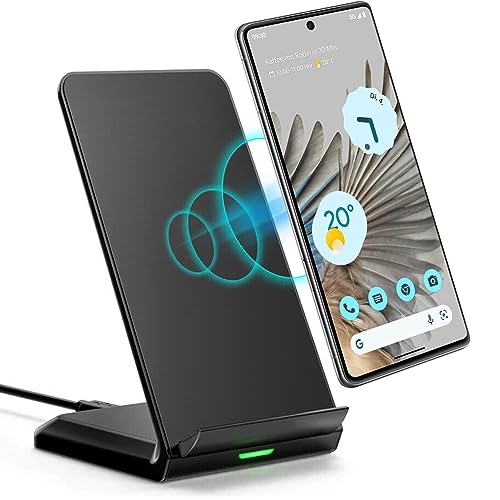 Qi Drahtloses Schnell Ladegerät Wireless Charger passend Für Google Pixel 4 4 XL 5 6 6 Pro 7 7 Pro 7a 8 8 Pro von Okaymobile