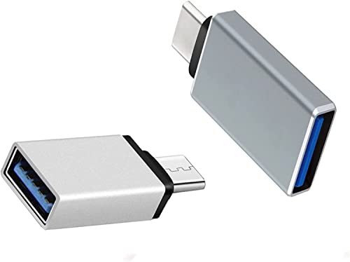 USB-C zu USB OTG Adapter (2 Stücke), Typ C auf USB A 3.0 Adapter passend für Samsung Galaxy S20 S20 Plus S20 Ultra S21 S21 Plus S21 Ultra von Okaymobile