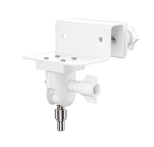 OkeMeeo Überwachungskamera-Dachrinnenhalterung für eufyCam 2C/2C Pro/3/3C/SoloCam C210/SoloCam S220, Außenhalterung für Wyze Cam Pan V3/Arlo Kameras und mehr mit 1/4-Zoll-20 Gewindeloch (weiß, 1 Stück OkeMeeo Überwachungskamera-Dachrinnenhalterung für eufyCam 2C/2C Pro/3/3C/SoloCam C210/SoloCam S220, Außenhalterung für Wyze Cam Pan V3/Arlo Kameras und mehr mit 1/4-Zoll-20 Gewindeloch (weiß, 1 Stück von OkeMeeo