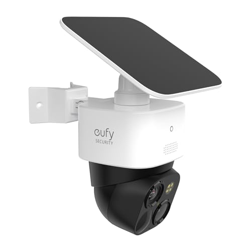 OkeMeeo Verstellbare Kamera-Eckhalterung für eufy Solocam S340, Außenhalterung, kompatibel mit eufy S340 (Weiß, 1 Stück) von OkeMeeo