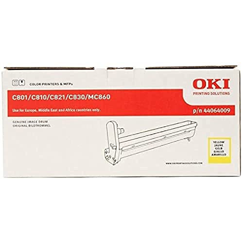 OKI 44064009 C810, C830, MC860 Trommel 20.000 Seiten, gelb OKI 44064009 C810, C830, MC860 Trommel 20.000 Seiten, gelb von Oki
