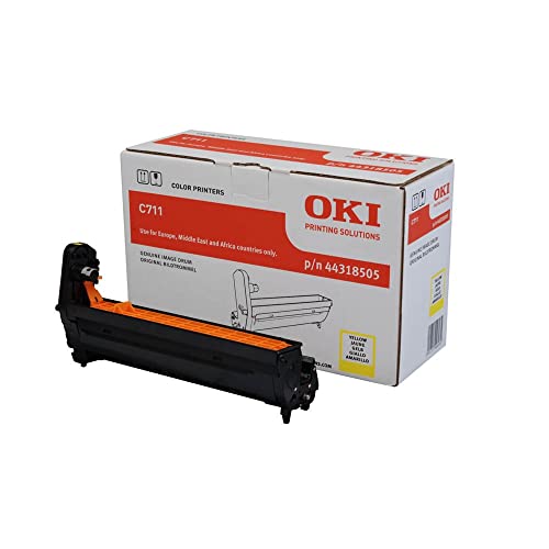 OKI 44318505 C711 Trommelkartusche gelb 20.000 Seiten von OKI