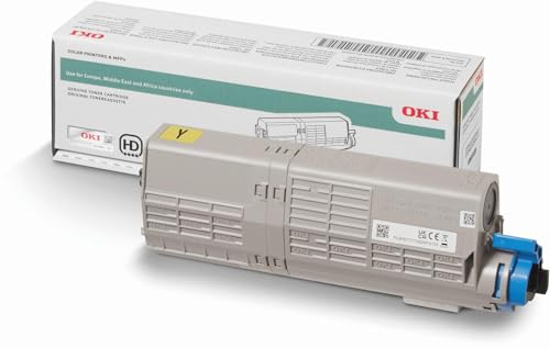 OKI 46490621 Toner 6000 Seiten Gelb Tonerkartusche und Laser – Tonerkartuschen und Laser (gelb, OKI, es5432, es5442, es5473, 1 Stück (S), Laser Toner, 6000 Seiten) von Oki