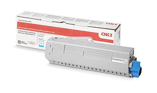 Oki 46861307 passend für C834 Toner Cyan 10.000 Seiten von Oki
