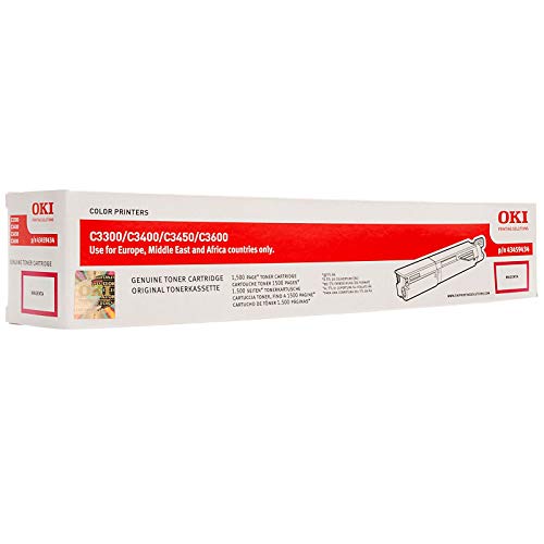 OKI C 3400 (43459434) original Toner-Kartusche - Rot / Magenta von Oki