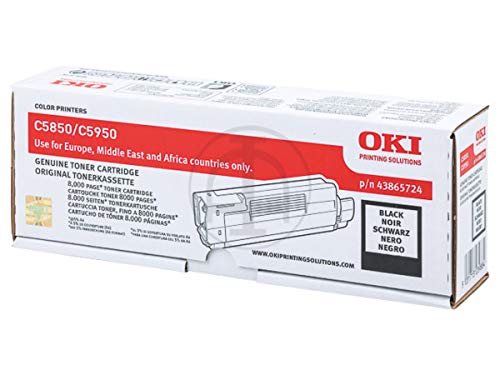 OKI C 5950 N (43865724) - original - Toner schwarz - 8.000 Seiten von Oki