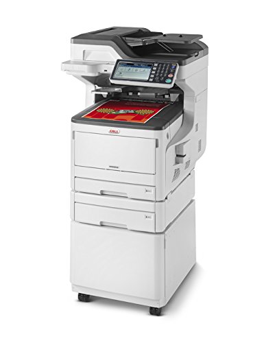 OKI MC853dnct Multifunktionsdrucker (Farbe, Kopieren, Drucken, Scannen, Faxen, A3, 23 Seiten/Min., 1.200x600 dpi, LAN, WLAN optional, Duplexdruck, 8.000 Seiten/Monat, max 60.000 Seiten) von Oki