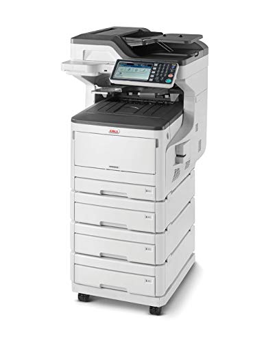 OKI MC853dnv Multifunktionsdrucker (Farbe, Kopieren, Drucken, Scannen, Faxen, A3, 23 Seiten/Min., 1.200x600 dpi, LAN, WLAN optional, Duplexdruck, 8.000 Seiten/Monat, max 60.000 Seiten) von Oki