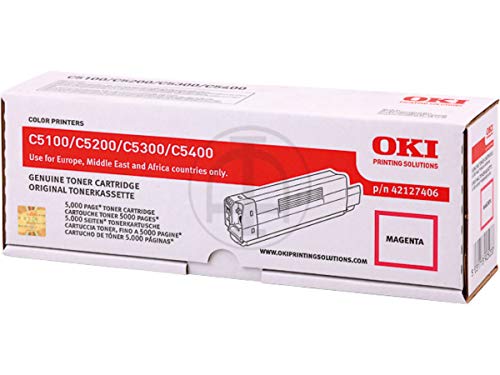 OKI original - OKI C 5300 Series (42127406) - Toner Magenta - 5.000 Seiten von Oki