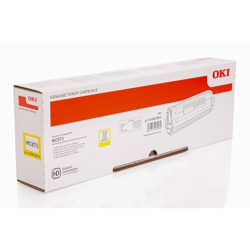 Oki MC873 Toner Gelb fuer 45862814 10000Seiten von Oki