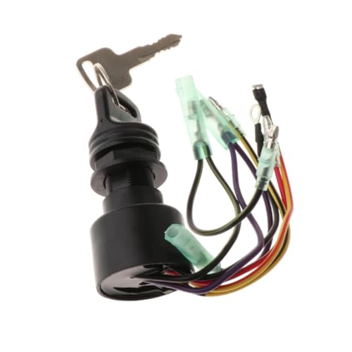 Okiyakusama Zündschalter Key Starter Switch Austausch einfach zu installieren Bootszubehör für BF115 BF135 BF150 BF200 BF225 von Okiyakusama