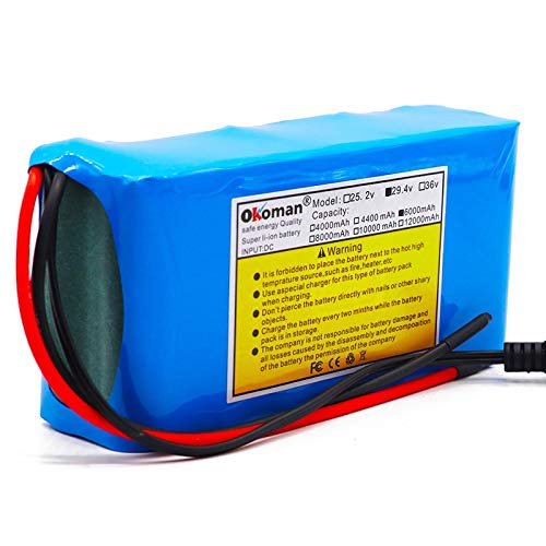 24V 6Ah Akku Li-Ionen Akku 29.4V 6000mah Elektrofahrrad Moped/Li-Ionen Akku Mit BMS + Ladegerät 24V 6Ah Akku Li-Ionen Akku 29.4V 6000mah Elektrofahrrad Moped/Li-Ionen Akku Mit BMS + Ladegerät von Okoman