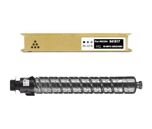 Okra 29,500 Seiten Schwarz Toner Kompatibel mit Ricoh 841817 Ricoh MP C3003 Ricoh MP C3503 Toner für Ricoh Aficio MP C3003SP Ricoh Aficio MP C3503SP Ricoh Aficio MP C3004SP Ricoh Aficio MP C3504SP von Okra