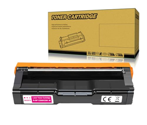Okra 407545 Toner Kompatibel mit Ricoh SPC250 Magenta für Ricoh SP C250 Toner Ricoh SP C261 Toner für Ricoh C261SFNw Ricoh C261SFN Ricoh C261DNw Ricoh C250SF Ricoh C250DN Ricoh C250e Ricoh C250SFw von Okra