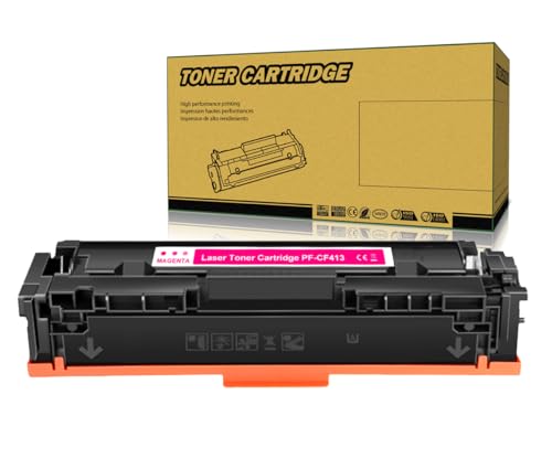 Okra Toner 410X Kompatibel mit HP 410X Magenta Toner HP 410A Magenta Toner HP CF413X Toner HP CF413A Toner für HP Colour Laserjet Pro MFP M477fdn M477fdw M477fnw M377dw M452dn M452dw M452nw von Okra