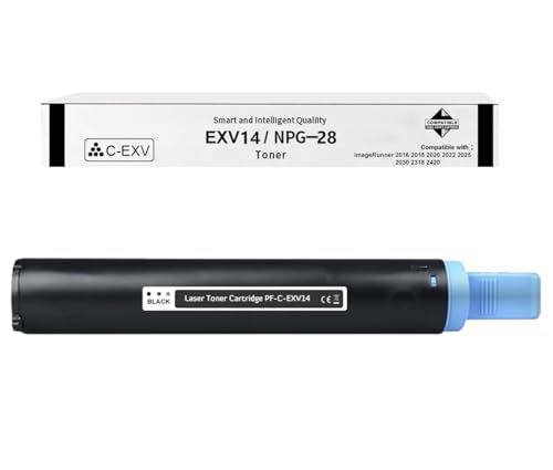 Okra EXV14 Toner Kompatibel mit Canon 0384B006 Canon C-EXV14 Canon C-EXV 14 Toner NPG-28 Toner für Canon iR 2016 2016i 2018 Canon iR 2020 2020i 2022 2025 iR 2030 2030i 2318 iR 2320 2320L 2420 2420L von Okra