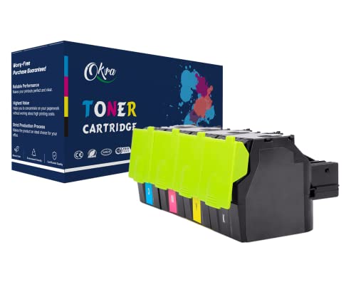 Okra Multipack Toner CS317 Kompatibel mit Lexmark 71B20K0 Lexmark 71B20C0 Lexmark 71B20M0 Lexmark 71B20Y0 für Lexmark CS317 CS317dn CS417 CS417dn CS517 CS517de Lexmark CX317dn CX417de CX517 CX517de von Okra