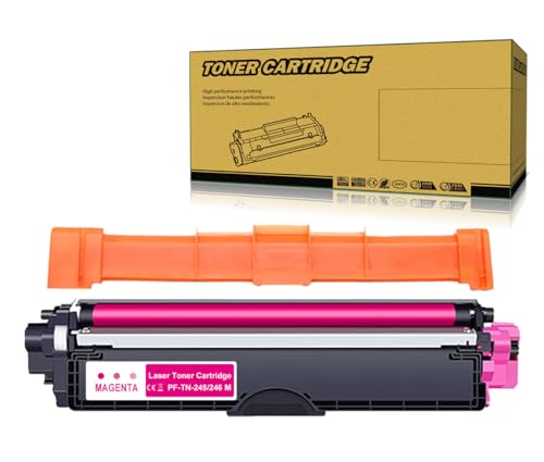 Okra TN245 Toner Kompatibel mit Brother TN245M TN-245M für Brother HL 3170CDW HL 3140CW HL 3150CDW 3172CDW Brother DCP 9020CDW DCP 9017CDW 9015CDW Brother MFC 9140CDN MFC 9330CDW MFC 9340CDW Magenta von Okra