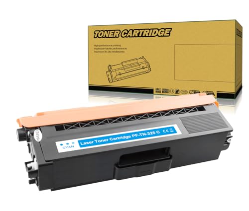 Okra Toner Kompatibel mit Brother TN-325C TN325C Toner für Brother DCP-9055CDN DCP-9055CDW Brother HL-4140CN HL-4150CDN HL-4570CDW HL-4570CDWT Brother MFC-9460CDN MFC-9465CDN MFC-9970CDW (Cyan) von Okra