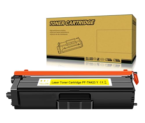 Okra Toner Kompatibel mit Brother TN423Y Brother TN-423Y Brother TN 423 Toner Gelb für Brother DCP L8410CDW Brother HL L8360CDW HL L8260CDW Brother MFC L8690CDW MFC L8610CDW MFC L8900CDW von Okra