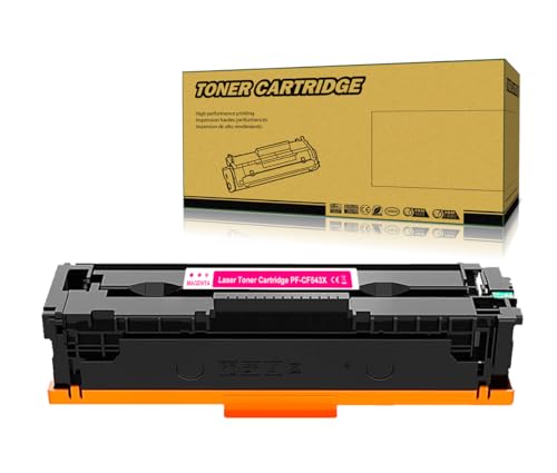 Okra Toner Kompatibel mit HP 203X Magenta Toner für HP CF543X HP 203A Magenta Toner HP CF543A für HP Colour Laserjet Pro M254dn M254dw M254nw HP Colour Laserjet Pro MFP M281cdw M281fdw M281fdn M280nw von Okra