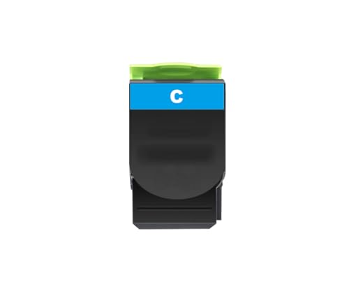 Okra Toner Kompatibel mit Lexmark 802S Cyan Toner Lexmark 802SC Lexmark 80C2SC0 für Lexmark CX310dn CX310n Lexmark CX410de CX410e CX410dte Lexmark CX510dhe CX510de CX510dthe Cyan Toner von Okra