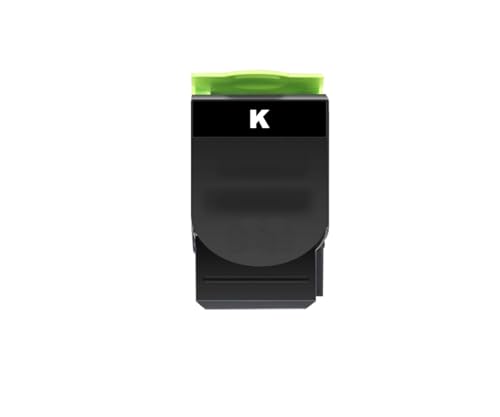 Okra Toner Kompatibel mit Lexmark 802S Schwarz Toner Lexmark 802SK Lexmark 80C2SK0 für Lexmark CX310n CX310dn Lexmark CX410e CX410de CX410dte Lexmark CX510de CX510dhe CX510dthe Schwarz Toner von Okra