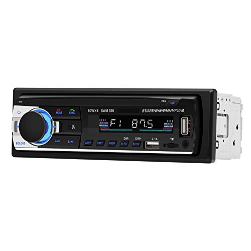 -Autoradio-MP3-Player, großes buntes Display Einfache Bedienung Dual-USB-Auto-MP3-Player für jedes Audioformat Aux-Audioeingang zum Hören von Okuyonic