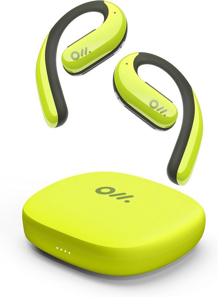 Oladance OWS Pro Open mit Multipoint-Verbindung bis zu 58 StundenWiedergabezeit In-Ear-Kopfhörer (Natürliches Tragegefühl dank des offenen Designs und bequemen Sitzes., inklusive Ladehülle, hochwertige 23 * 10mm Treiber) von Oladance
