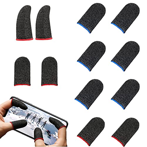 Olakin 12 Stück Mobile Game Finger Sleeve, Phone Games Schweißfeste Finger-Handschuhe, Touchscreen Fingerhülse Atmungsaktiv Ultradünn Fingerset, für Jedes Spiel und Mobilgerät Olakin 12 Stück Mobile Game Finger Sleeve, Phone Games Schweißfeste Finger-Handschuhe, Touchscreen Fingerhülse Atmungsaktiv Ultradünn Fingerset, für Jedes Spiel und Mobilgerät von Olakin