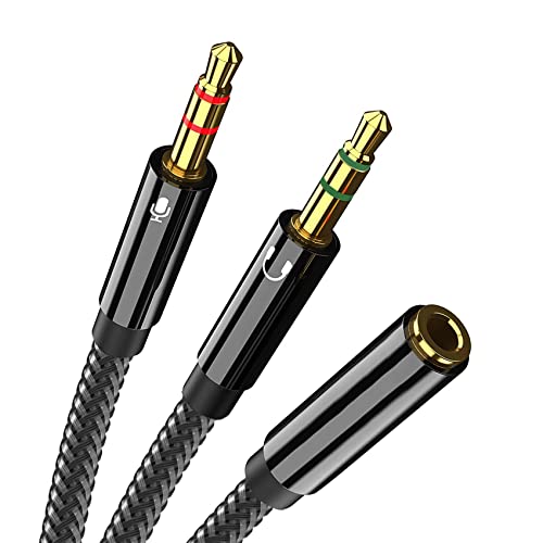 Olakin 3,5mm Klinke Adapter, Audio Adapter Y Splitter, 2 in 1 Adapter, 3.5mm Buchse auf Doppel 3.5mm Klinkenstecker, für PC, Laptop und ehr Olakin 3,5mm Klinke Adapter, Audio Adapter Y Splitter, 2 in 1 Adapter, 3.5mm Buchse auf Doppel 3.5mm Klinkenstecker, für PC, Laptop und ehr von Olakin