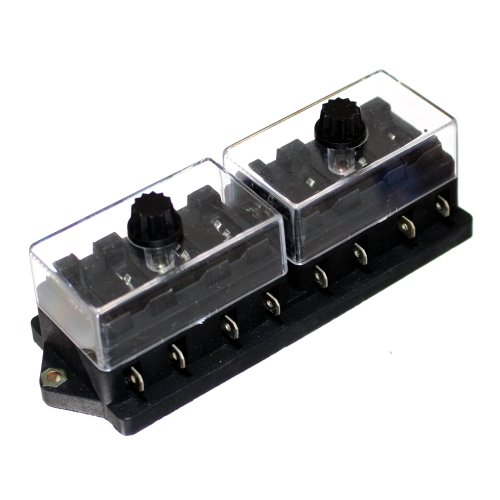 1x 8er Sicherungsblock 6-24V Fuse Holder Sicherung Halter Sicherungskasten 12Volt HiFi Audio Neu Old-Harvest von Old-Harvest