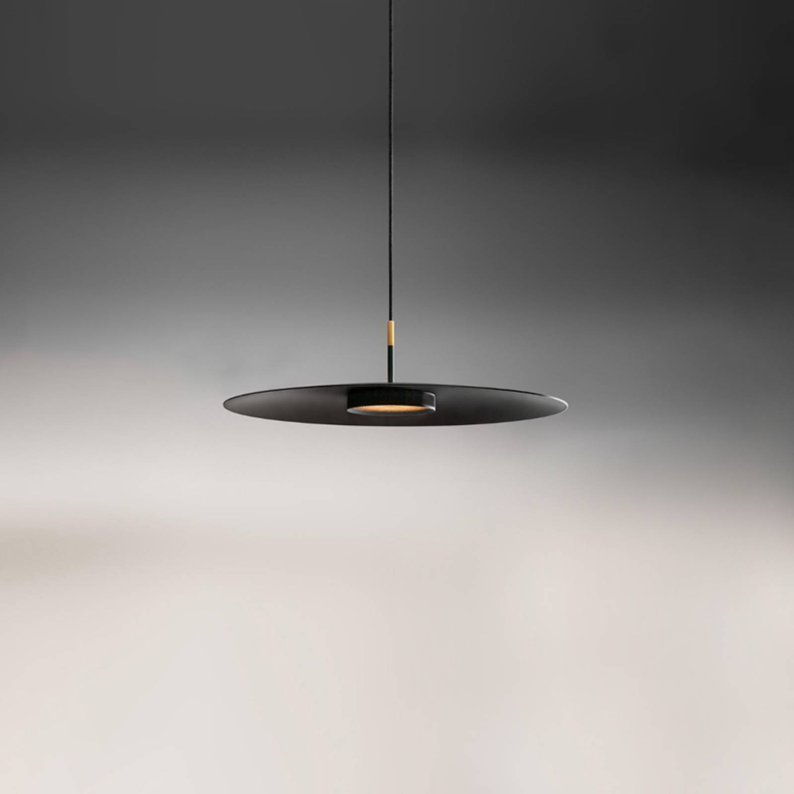 OLEV Overfly Plus Hängeleuchte schwarz/gold Ø55cm von OleV