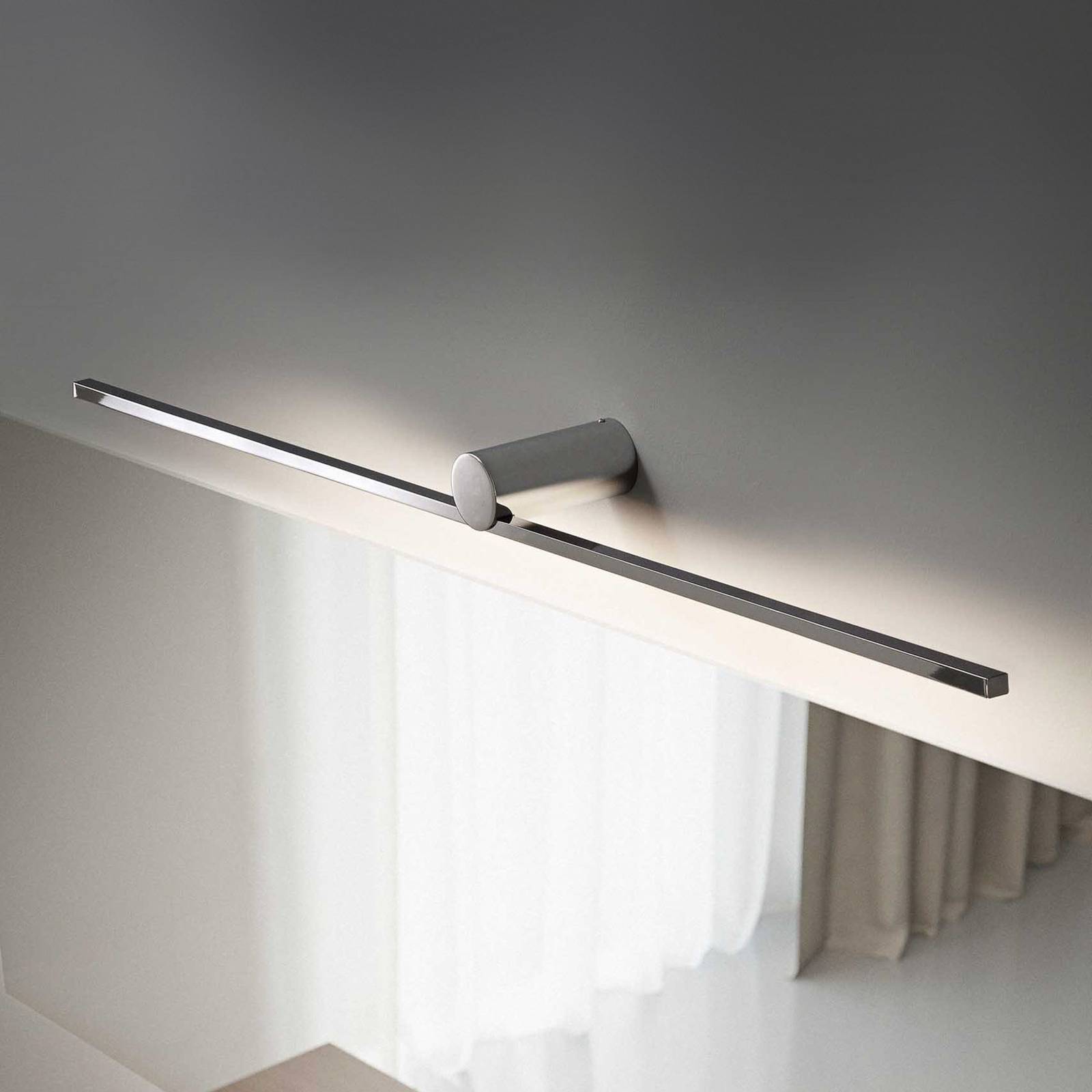 OLEV Slight AP LED-Wandleuchte 102,5 cm chrom von OleV