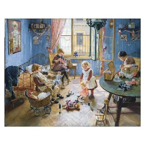 2241 - Adventskalendar Kinderstube by Fritz Uhde von Olewinski & Tochter