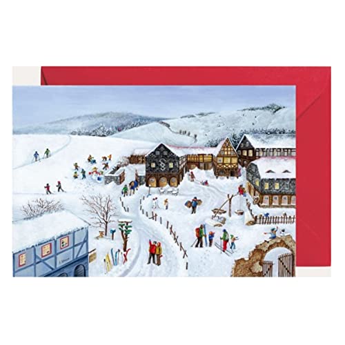 2814 - Miniadventskalender Umgebindehäuser von Olewinski & Tochter