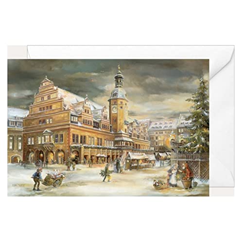 Olewinski & Tochter 2500 - Weihnachtsklappkarte Leipzig Altes Rathaus von Olewinski & Tochter