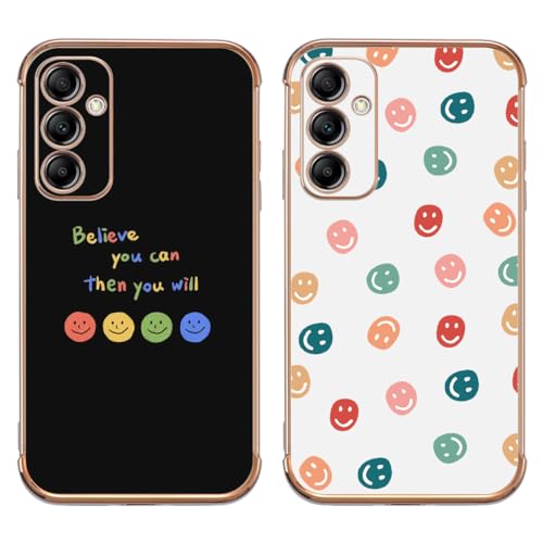 Olgary 2 Stück Handyhülle für Apple iPhone 8/7/SE 2020/SE 2022 4,7", Mädchen Lächelndes Gesicht Hülle Süßes Bemaltes Muster Aesthetic Design Galvanik Schutzhülle Case für iPhone 7/8/SE 3rd&2nd, 4 Olgary 2 Stück Handyhülle für Apple iPhone 8/7/SE 2020/SE 2022 4,7", Mädchen Lächelndes Gesicht Hülle Süßes Bemaltes Muster Aesthetic Design Galvanik Schutzhülle Case für iPhone 7/8/SE 3rd&2nd, 4 von Olgary