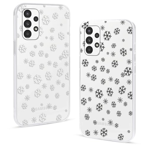 Olgary 2 Stück Weihnachten Handyhülle für Samsung Galaxy A13 4G 6,6",Sanft Hülle mit Snowflakes Weihnachts Hirsch Schneemann Santa Geschenke Muster, Christmas Designs Schutzhülle,5 Olgary 2 Stück Weihnachten Handyhülle für Samsung Galaxy A13 4G 6,6",Sanft Hülle mit Snowflakes Weihnachts Hirsch Schneemann Santa Geschenke Muster, Christmas Designs Schutzhülle,5 von Olgary