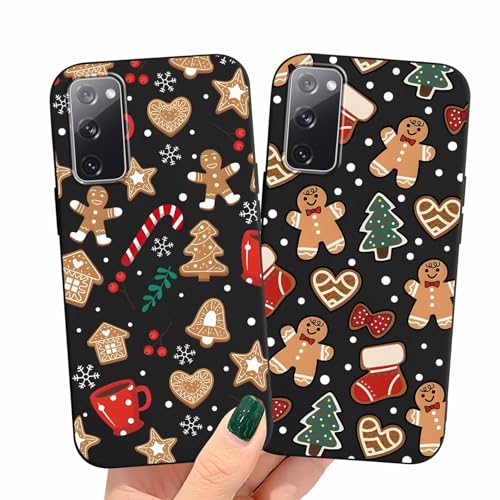 Olgary 2 Stück Weihnachten Handyhülle für Samsung Galaxy S20 FE 4G/5G 6,5",Sanft Silikon TPU Hülle mit Weihnachts Hirsch Schneemann Santa Geschenke Muster, Christmas Designs Schutzhülle,1 Olgary 2 Stück Weihnachten Handyhülle für Samsung Galaxy S20 FE 4G/5G 6,5",Sanft Silikon TPU Hülle mit Weihnachts Hirsch Schneemann Santa Geschenke Muster, Christmas Designs Schutzhülle,1 von Olgary