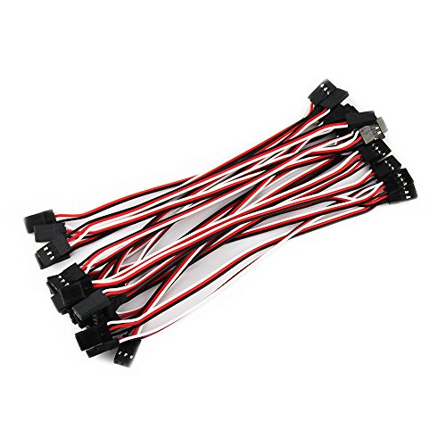 OliYin 20 stücke 5,90 in 15 cm 26AWG JR Stecker auf Stecker RC Servo Verlängerungskabel Stecker Servo Verlängern Kabel von OliYin