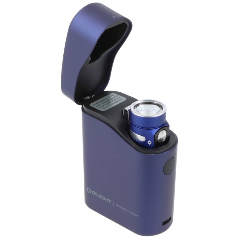 Olight Baton 4 Premium Edition königsblau, LED-Taschenlampe mit Ladecase, ultra-kompakt und leistungsstark, 1300 Lumen von Olight
