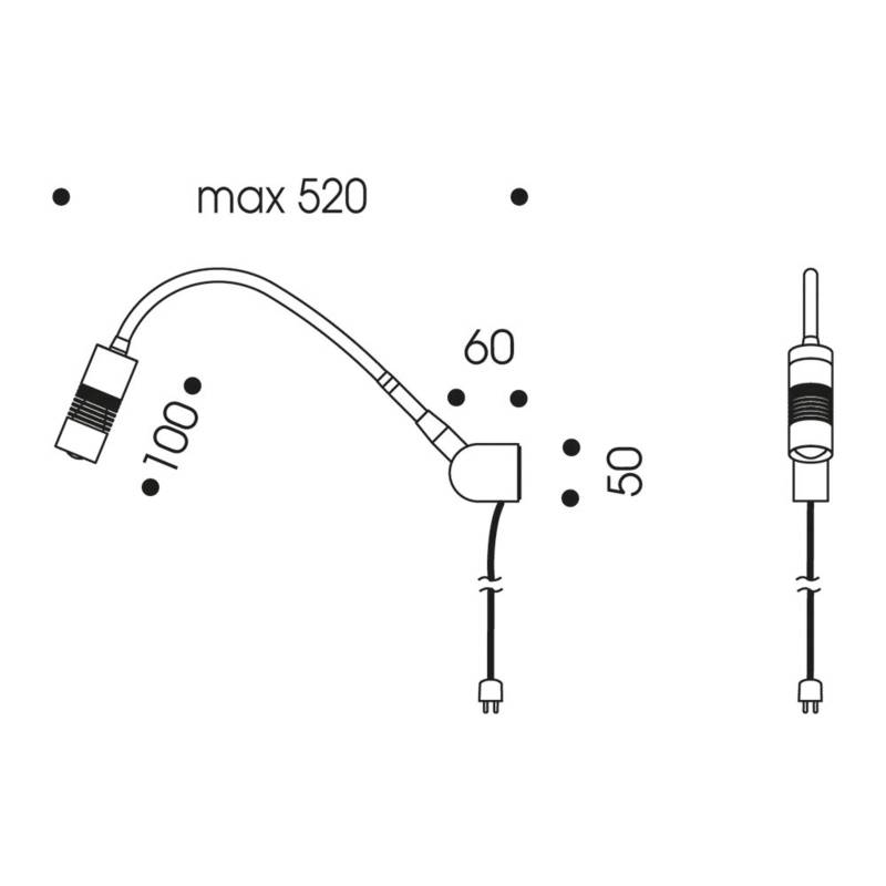 OLIGO A little bit colour Stecker chrom/weiß von Oligo