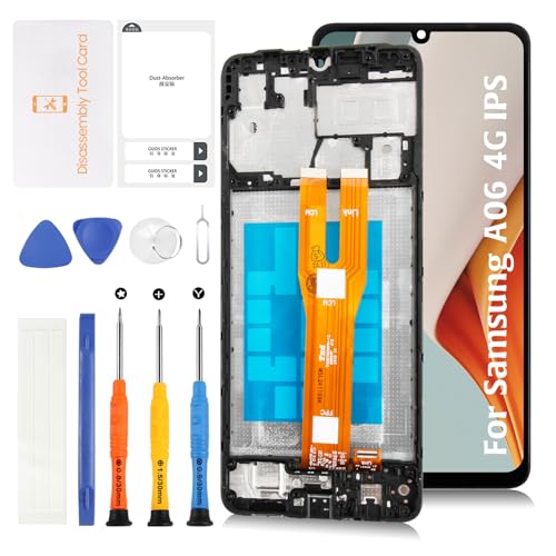 Olivechard Original A06 A065F/A065M OEM Bildschirm LCD Display + blauer Rahmen für Samsung Galaxy A06 A065F/M 6,7 Zoll LCD Bildschirm Display Ersatz Touch Digitizer Montageset Olivechard Original A06 A065F/A065M OEM Bildschirm LCD Display + blauer Rahmen für Samsung Galaxy A06 A065F/M 6,7 Zoll LCD Bildschirm Display Ersatz Touch Digitizer Montageset von Olivechard