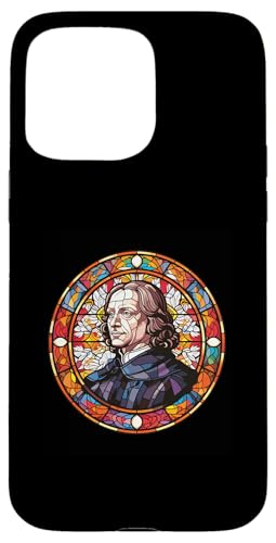 Oliver Cromwell Buntglas Hülle für iPhone 15 Pro Max von Oliver Cromwell Art Style Designs For Historians