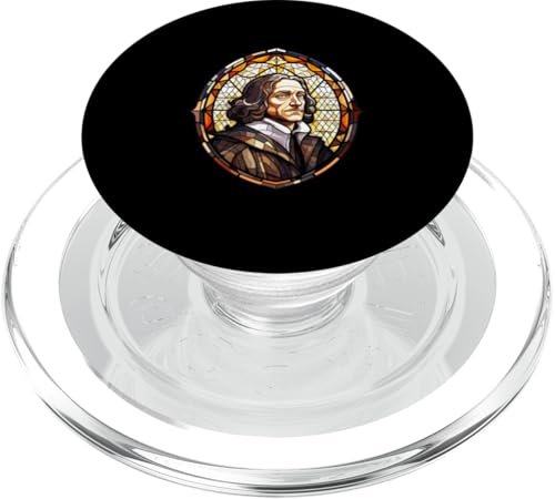 Oliver Cromwell Buntglas PopSockets PopGrip für MagSafe Oliver Cromwell Buntglas PopSockets PopGrip für MagSafe von Oliver Cromwell Art Style Designs For Historians